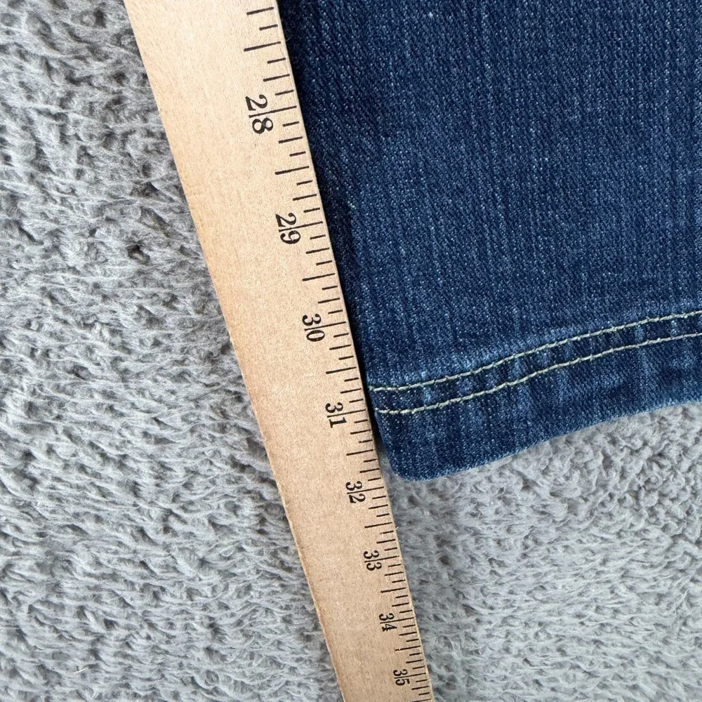 Vintage Stub Jeans Mens 32x32 Blue Cotton Denim Straight Baggy Streetwear Faded